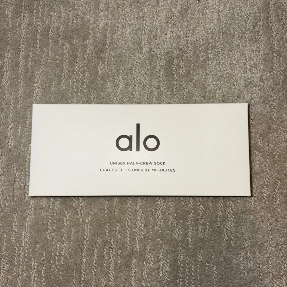 Alo Unisex Half Crew Sock 5 Pack - Picture 4 of 4